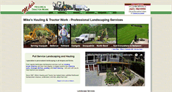 Desktop Screenshot of mikeshaulandtractor.com